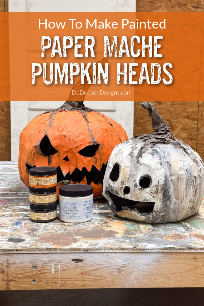 How To Make Paper Mache Pumpkin Heads