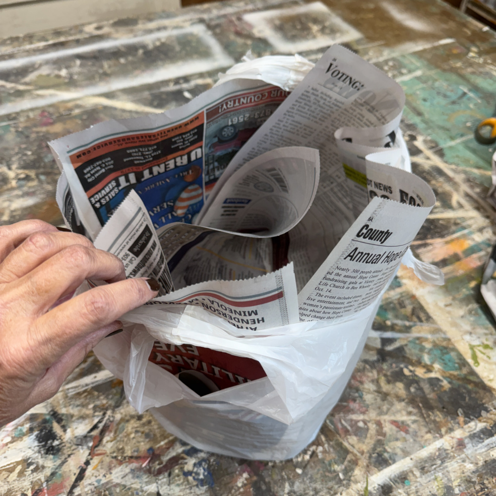 what to do with old newspapers