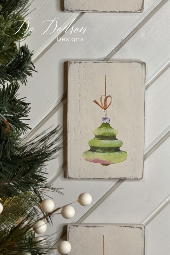 DIY wood Christmas decor