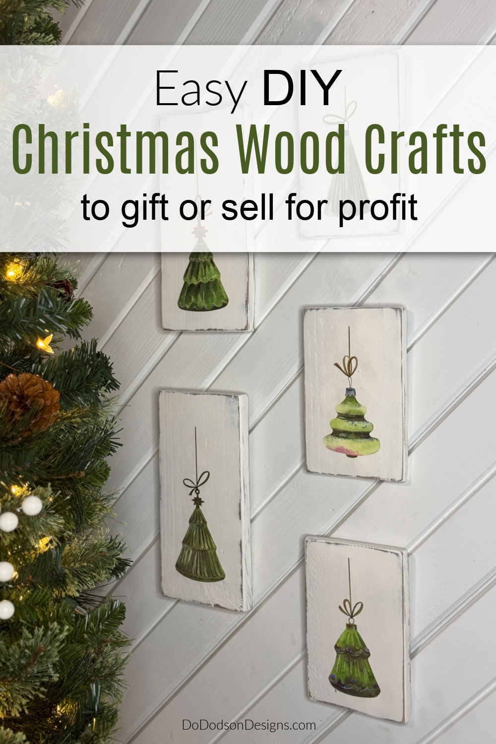 Easy Christmas Wood Crafts You Can Gift or Sell